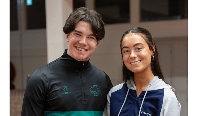Jack Boland (Chad) and Molly O’Brien (Natalie) will appear in All Shook Up at the White Memorial Theatre in Clonmel from October 24-27. Picture: John D Kelly