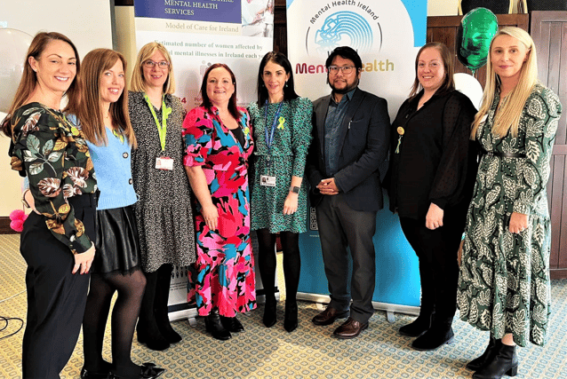 Members of the Specialist Perinatal Mental Health Service team: Dr Niamh O’Dwyer, Patricia O’Dea, Aideen Higgins, Pauline Walsh, Finola Roe, Dr Mas Mahady, Sheree O’Brien, and Jenny Keane