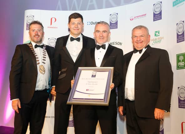 Paul Lenehan, RAI President; Patrick Dowling & Declan Torsney, AIB Merchant Services and Conor Sexton, Nightmarket