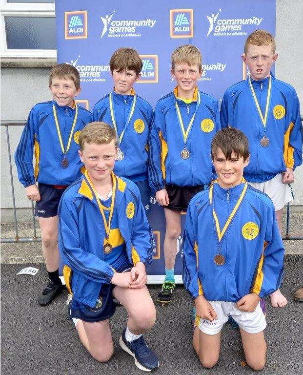 Back row: Conor O’Gorman, Gortnahoe Glengoole, James Long, Newport, Albert Maher, Boherlahan Dualla, Liam Carroll, Thurles. Front row:  Matthew McGrath, New Inn,  Sean O'Bioragra, Newport.
