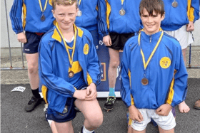 Back row: Conor O’Gorman, Gortnahoe Glengoole, James Long, Newport, Albert Maher, Boherlahan Dualla, Liam Carroll, Thurles. Front row:  Matthew McGrath, New Inn,  Sean O'Bioragra, Newport.