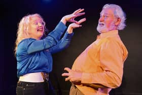 Seamus Moran and Sinead Murphy on stage for Dolly and Mick