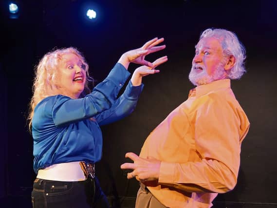 Seamus Moran and Sinead Murphy on stage for Dolly and Mick