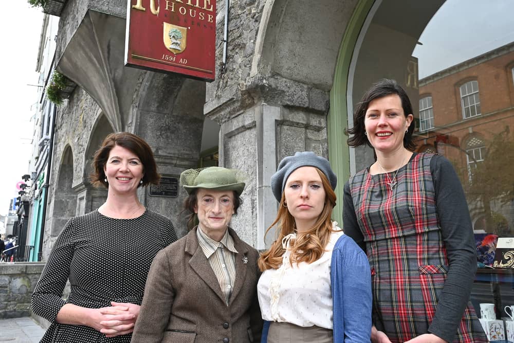 Valerie O'Sullivan (General Manager Rothe House), Bernie Brennan, Rosey Hayes and Ita Morrissey (Creative Director of The Untold Tales of Freedom) PICTURE Vicky Comerford
