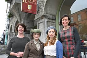 Valerie O'Sullivan (General Manager Rothe House), Bernie Brennan, Rosey Hayes and Ita Morrissey (Creative Director of The Untold Tales of Freedom) PICTURE Vicky Comerford