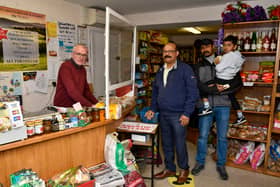 Kranthi members at the launch of the campaign in Callan: Joe Lyons with  Benny Antony with Jerin Joseph and Harin Jerin. Pic: Harry Reid