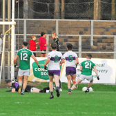 Ronan Kennedy scores the decisive second Mohill goal Picture: Willie Donnellan