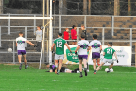 Ronan Kennedy scores the decisive second Mohill goal Picture: Willie Donnellan