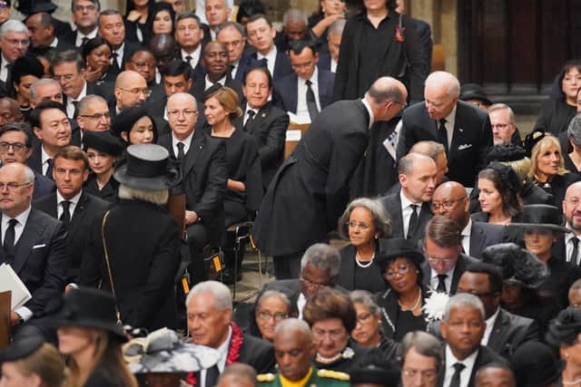 He was behind the Polish leader and in front of the Czech Republic, while the First Lady was next to Switzerland.