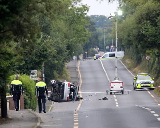 Tyler Kelly, 21, died in a road crash yesterday at Parteen, with the road closed off for a technical examination today | Picture: Brendan Gleeson