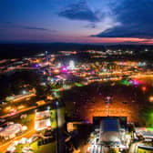 Aerial view of Electric Picnic 2018 Main Stage where Dua Lipa when was performing. Picture: Aerial.ie