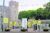 Volunteers in Newcastle West have worked this summer on projects including installing street art on the utility boxes around the town