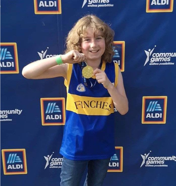 GOLDEN GIRL! Maria Madden, Roscrea, gave an outstanding rendition to win a   Gold medal in Girls u12 Solo Music at the Community Games national Finals held in Carlow recently.