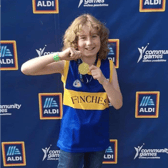 GOLDEN GIRL! Maria Madden, Roscrea, gave an outstanding rendition to win a   Gold medal in Girls u12 Solo Music at the Community Games national Finals held in Carlow recently.