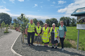 Kilteely Tidy Towns members: John McCarthy, Noreen Ahern, Helen Ryan, Mary Fitzgerald, Marie Chavan at the village's new wildlife garden