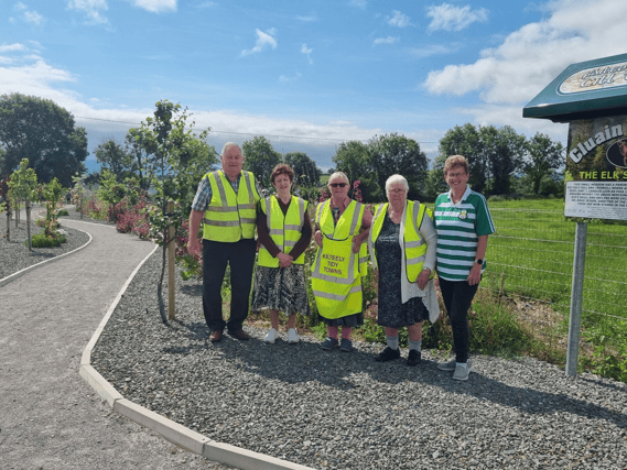 Kilteely Tidy Towns members: John McCarthy, Noreen Ahern, Helen Ryan, Mary Fitzgerald, Marie Chavan at the village's new wildlife garden