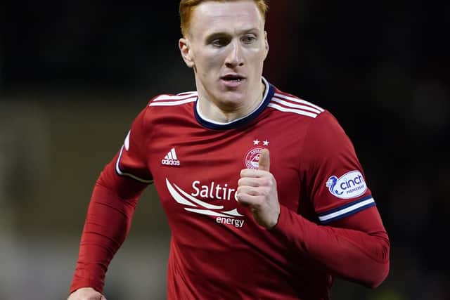 The former Rangers player’s permanent move to Belgian side Mechelen from Aberdeen was announced in the early evening. The 25-year-old made 35 appearances for the Dons after arriving from Hamburg just over a year ago.