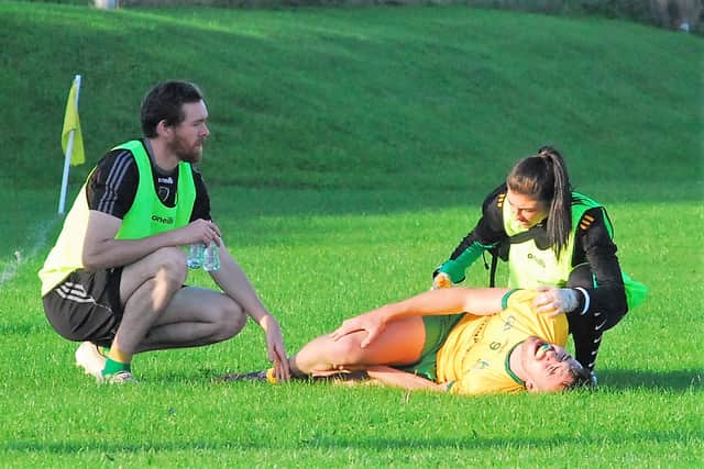 Keith Beirne edged Mohill in front with a point but Niall McGovern replied with two frees to put the home side back in front. The tit for tat continued with Beirne claiming a good mark after Jordan Reynolds robbed Luke Murphy out on the wing to set up the mark and it remained deadlocked at 0-7 to 1-4 at the break after Beirne (free) and Tom Prior from 50 yards swapped points.