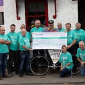 Clonaslee High Nelly Club members were delighted to welcome Temple Street Community Engagement Administrator Laura Hill to Hickey's Pub for the official presentation of a cheque for €20,275 recently.