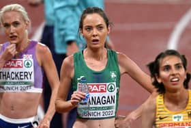 Roisin Flanagan after her 5,000m final in Munich. Photo: Sportsfile