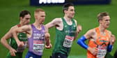 Mark English on his way to a place in the European 800m final.