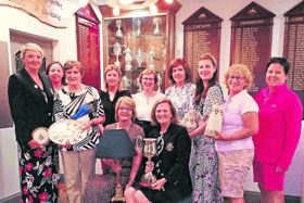 County Tipperary Golf and Country Club - Ladies Presidents Prize prizewinners. Full caption in the article below