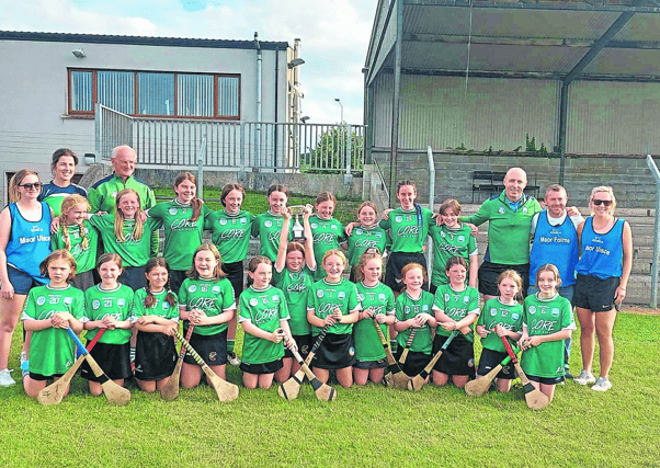 Congratulations to the U12 Camogie Team. Full caption at end of story