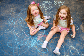 Romi and Remi at the Starbright Bawnogue Centre in Clondalkin Picture: Marc O'Sullivan