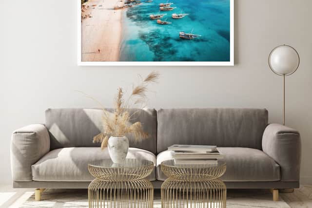 9. A Taste of Paradise Art Print, from £53 with frame, Abstract House