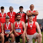 Tir Chonaill AC who won the Division 1 title. Photo: Sam Barnes / Sportsfile