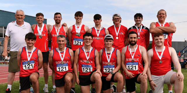 Tir Chonaill AC who won the Division 1 title. Photo: Sam Barnes / Sportsfile