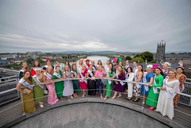 The roses taking part in this year's event were warmly welcomed to King John’s Castle by Mayor of Limerick City and County Frances Foley.