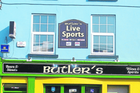 Eamon Butler’s premises on Patrick Street which has recently undergone a makeover