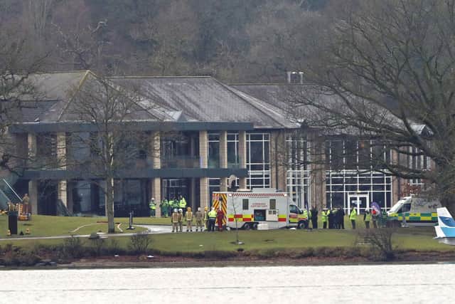 Gary Love, a fire investigator, told the inquiry that he found evidence the couple had tried to escape from the blaze.