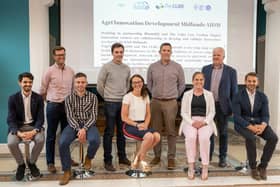 Speakers and panellists at the Agri Innovation launch and Think Tank at Bloom HQ, Mountrath. Picture: Alf Harvey