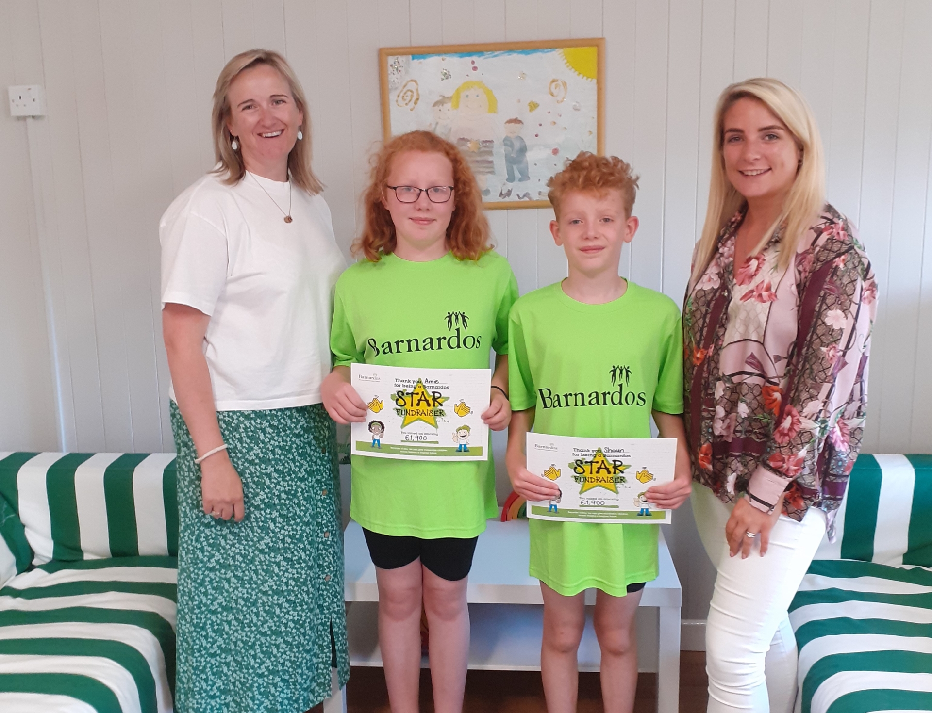 Brother and sister raise funds for children's charity in Offaly