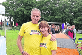 John Treacy, the vice-chair of Ribchester Rovers with club secretary and his partner Tracy Ormisher | Picture: Bridget Rabbitts