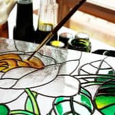 Memories of Waterford Crystal sought for stained glass mural