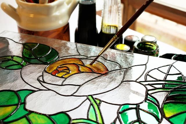 Memories of Waterford Crystal sought for stained glass mural