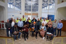 The  Ballyshannon Folk and Traditional Music Festival launch at Cathleen's Fall