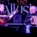 The Dave Munnley Band performing at  Ballyshannon Folk and Traditional Music Festival on Saturday night PICTURE: THOMAS GALLAGHER
