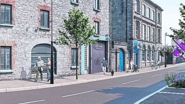 An artist’s depiction of the Road Improvement Scheme for the Slievenamon road in Thurles