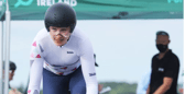 Olympic medalist Annalise Murphy setting out on the TT course for the Irish National Championships hosted by North Tipperary Wheelers Picture: Coolbawn Studios