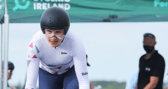 Olympic medalist Annalise Murphy setting out on the TT course for the Irish National Championships hosted by North Tipperary Wheelers Picture: Coolbawn Studios