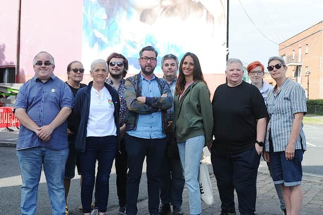 “It is supporting the LGBT+ community – it could be the second mural of this scale in the country supporting this community.”