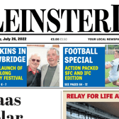 This week's  Leinster Leader is out today!