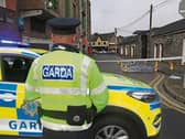 Gardai at the scene of last October's incident | PICTURE: Brendan Gleeson