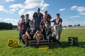 The Cuchulainn Archers team that came home from the recent Irish Open Target Championships with seven golds