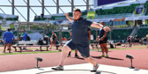 John Kelly of Ireland during the official training session before the World Indoor Athletics Championships at Hayward Field in Eugene, Oregon, USA. Photo:  Sam Barnes/Sportsfile
