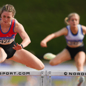 Lucy McGlynn on her way to winning gold at Tullamore. Photo: Sportsfile